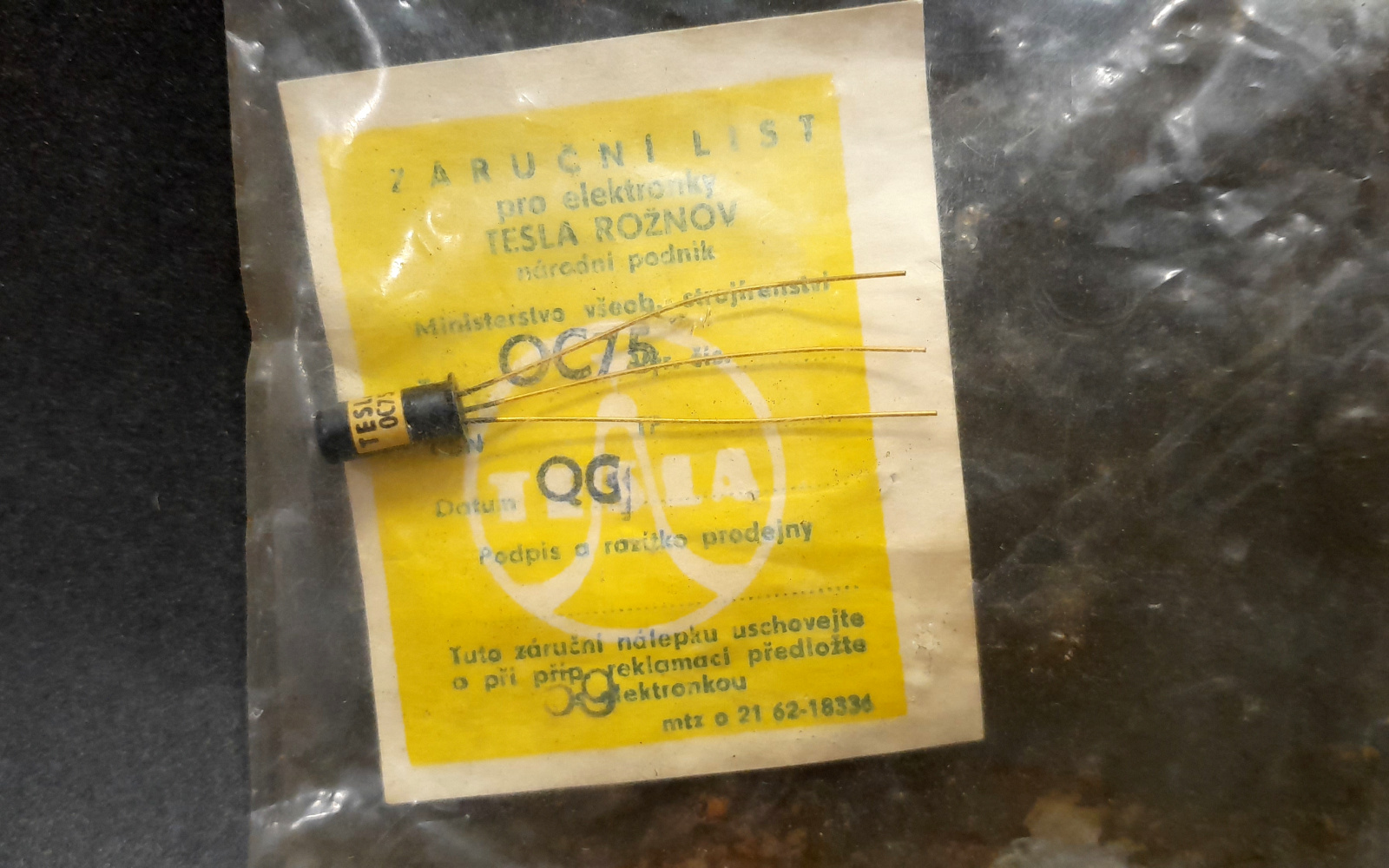 tranzistor OC75